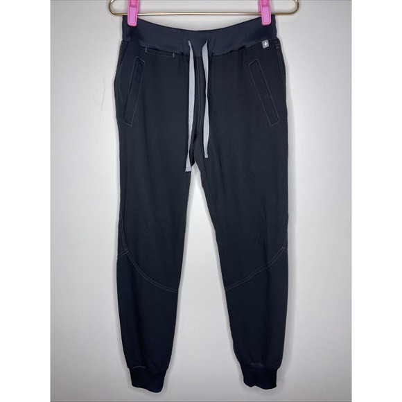 Figs Pants - Figs Black‎ Technical Collection Jogger Style Scrub XS